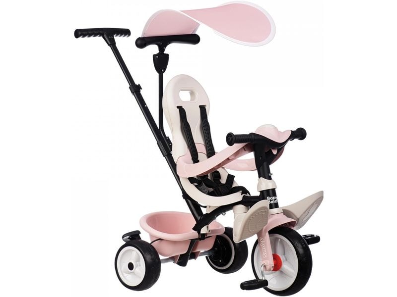 Smoby Dreirad Baby Balade Rosa Mitwachsendes Babyrad