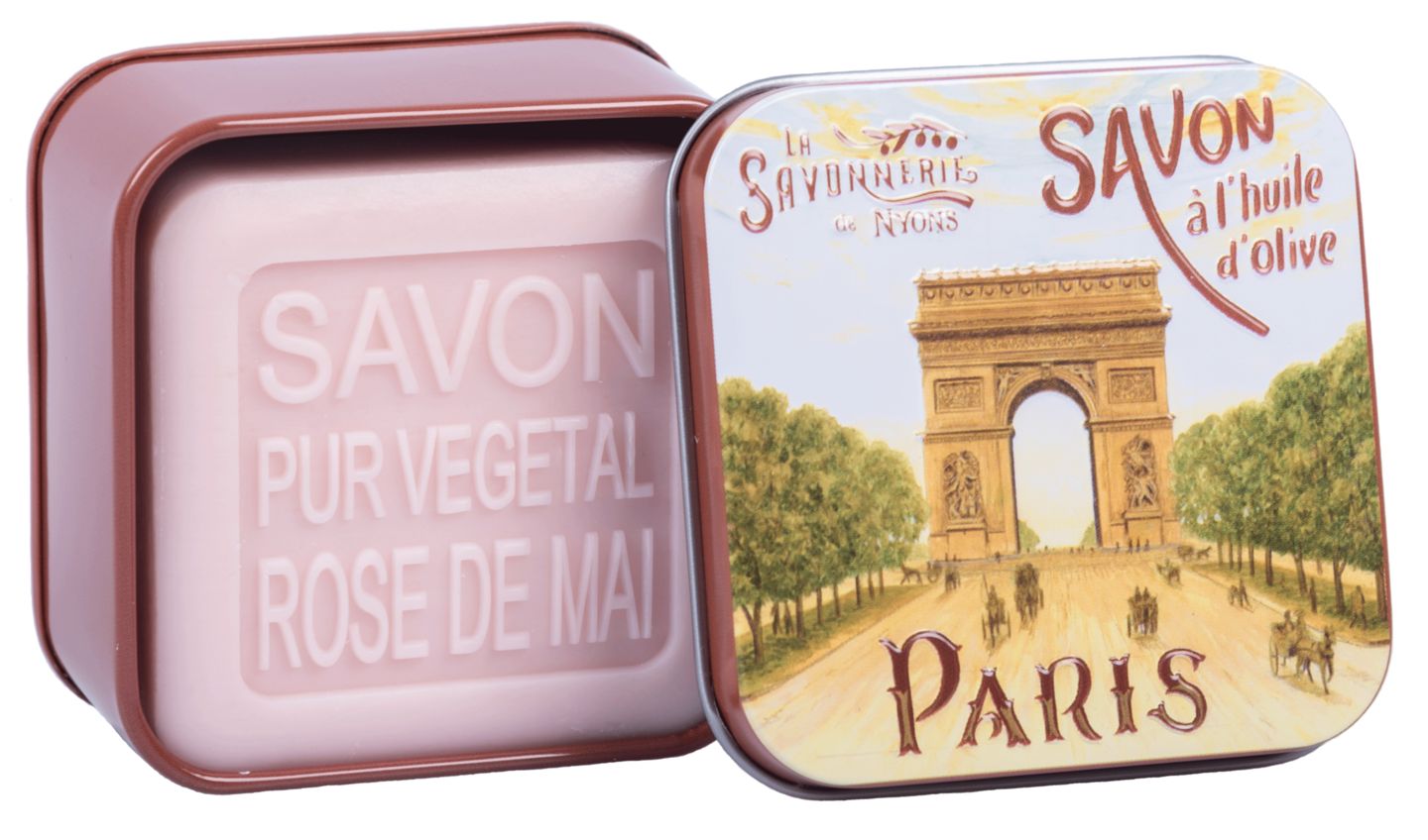 La Savonnerie de Nyons - Metallbox mit Seife - Arc de Triomphe