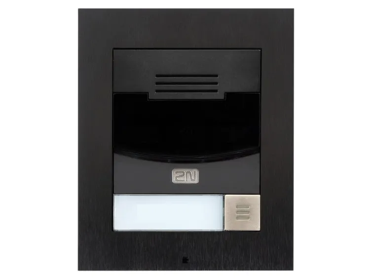 2N IP Solo - IP-intercomstation - kabling - 10/100 Ethernet - sort