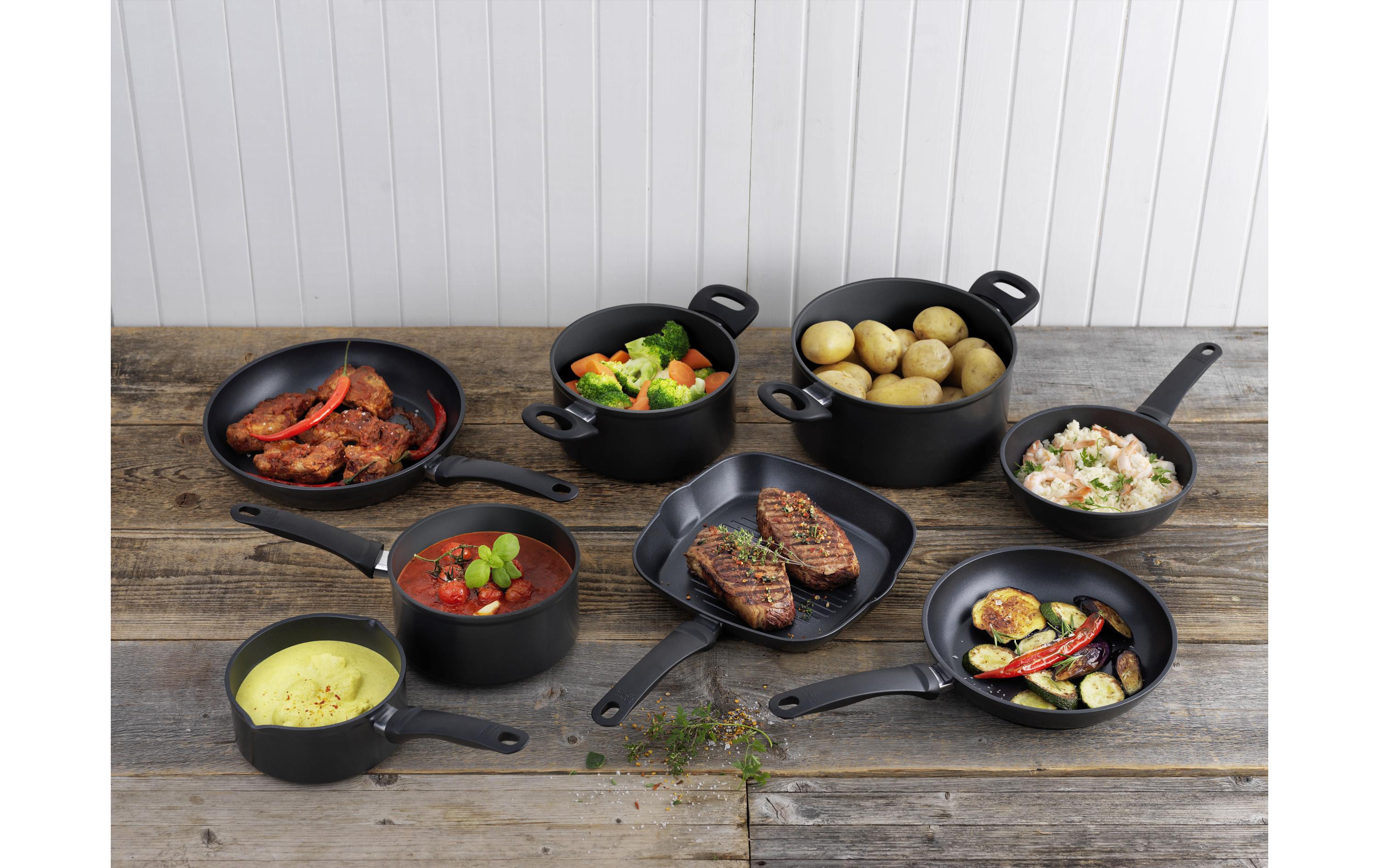 Kochtopf-Set Easy Induction 3-teilig<br>Kochgeschirr Set (1.5/3/5 Liter)