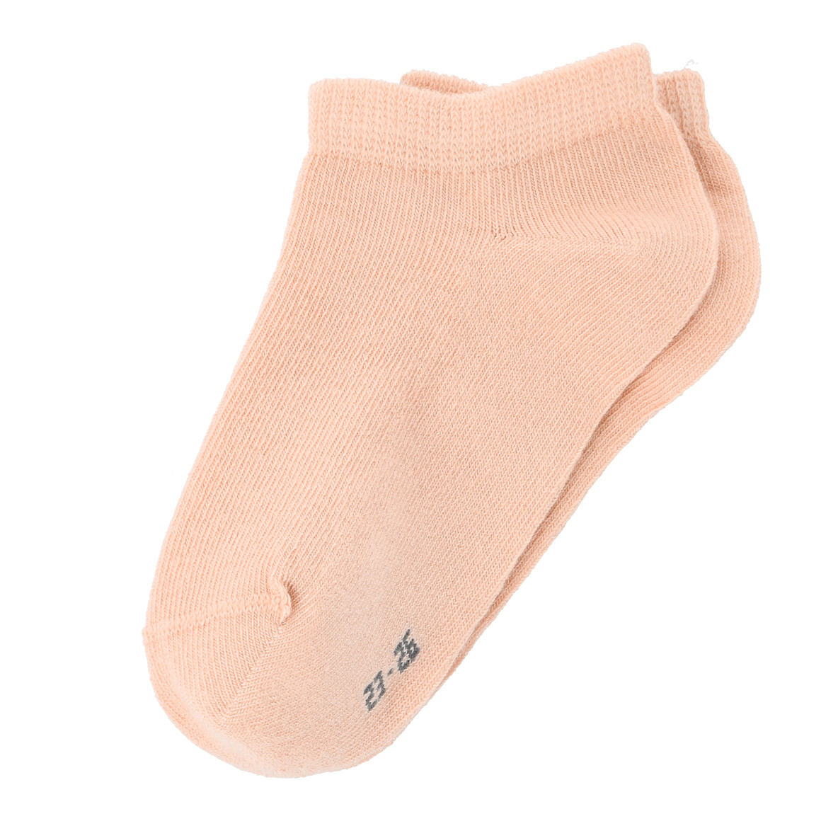 Topolino 5 Paar Mädchen Sneaker-Socken im Set dunkelgrau / rosa / orange
