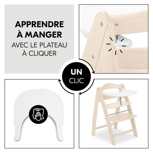 Chaise haute Arketa - Bois - HAUCK