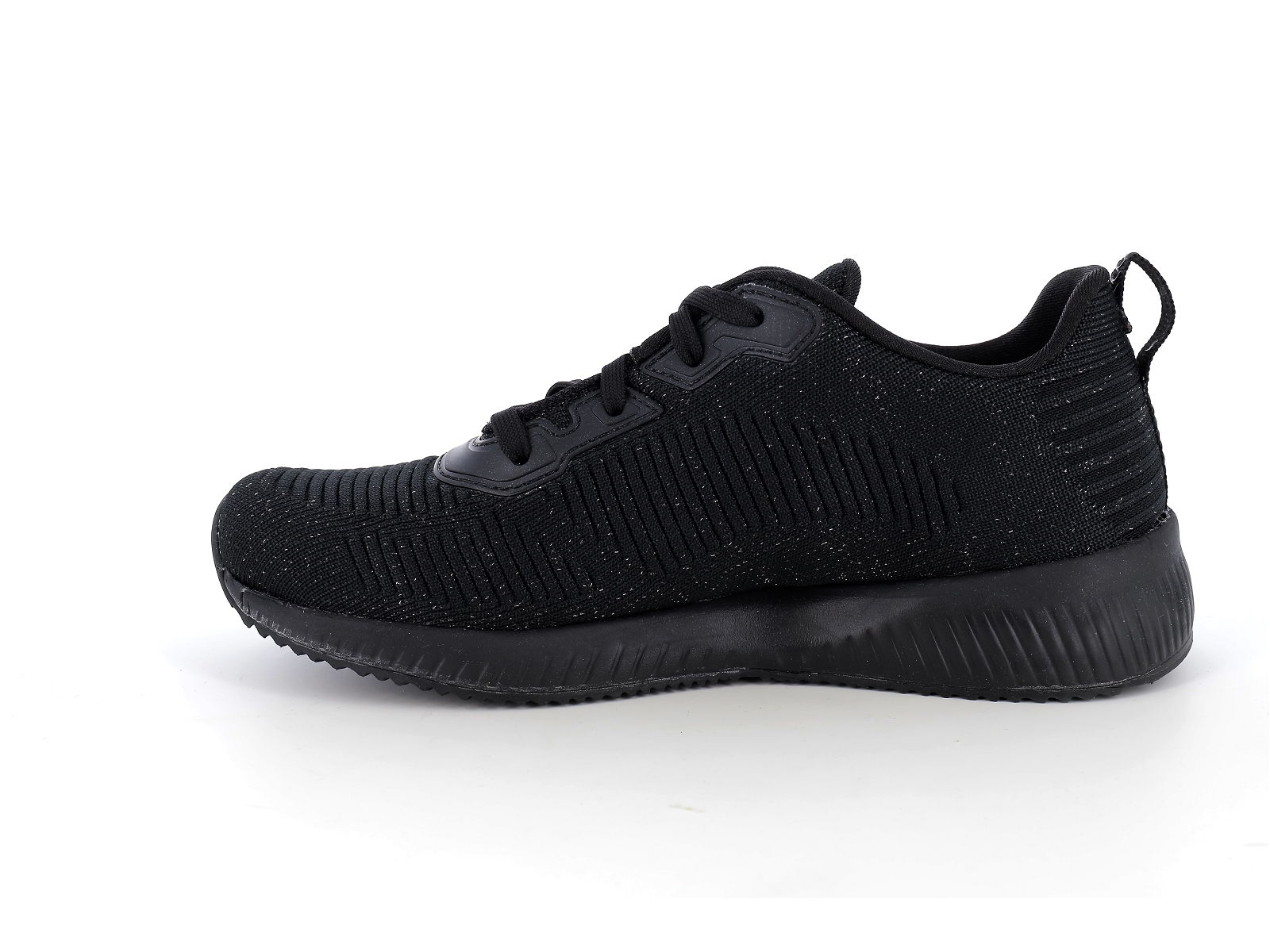 Skechers-BOBS SQUAD TOTAL GLAM Matières combinées Noir paillette