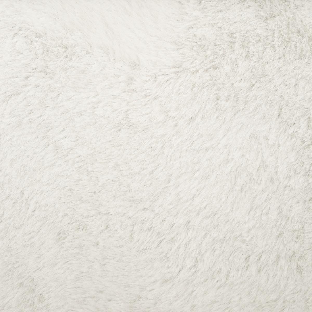 POUF PLIABLE FOURRURE EZZIO BLANC