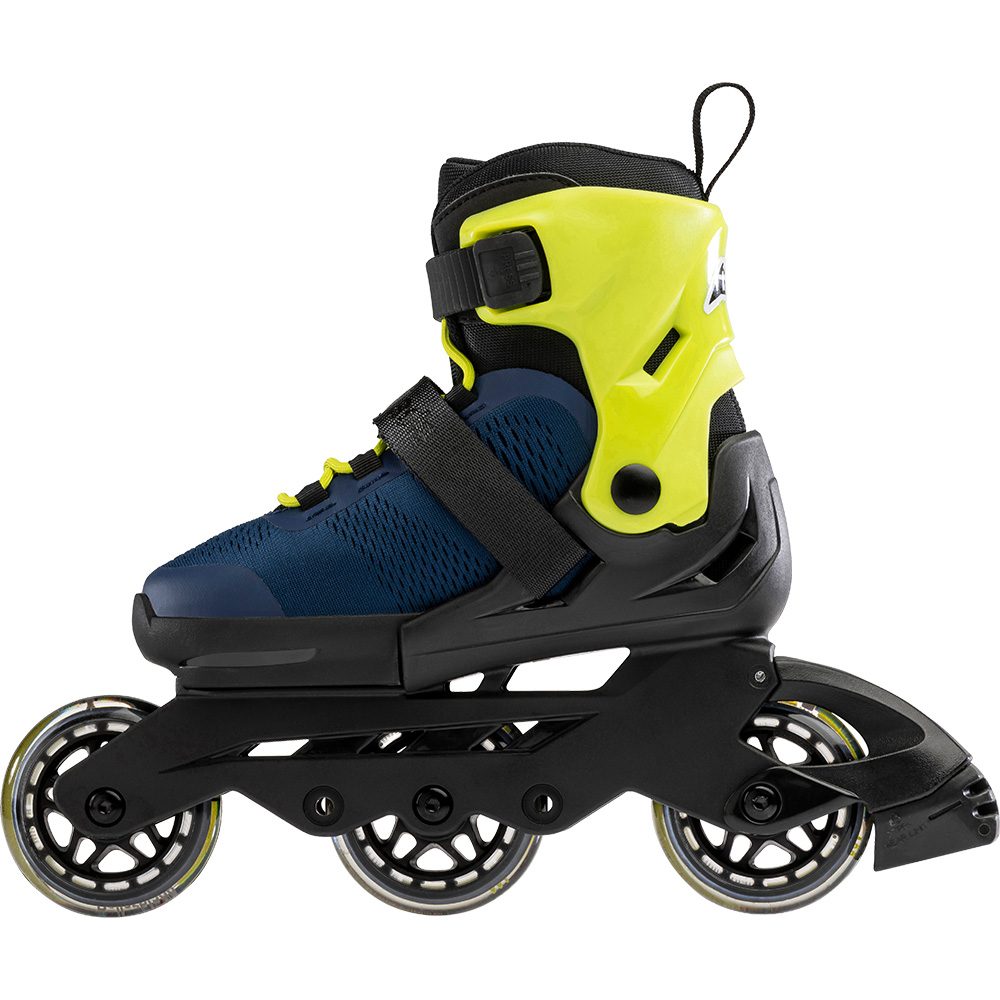 Rollerblade Microblade 3WD Inlineskates Kinder blue royal lime