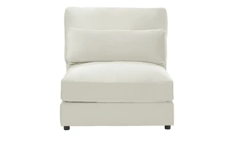 Element Branna Beige Samt 1-Sitzer