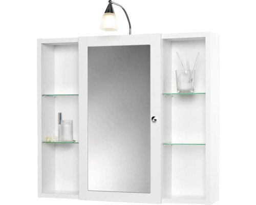 Sieper Latina witte spiegelkast 72x78 cm
