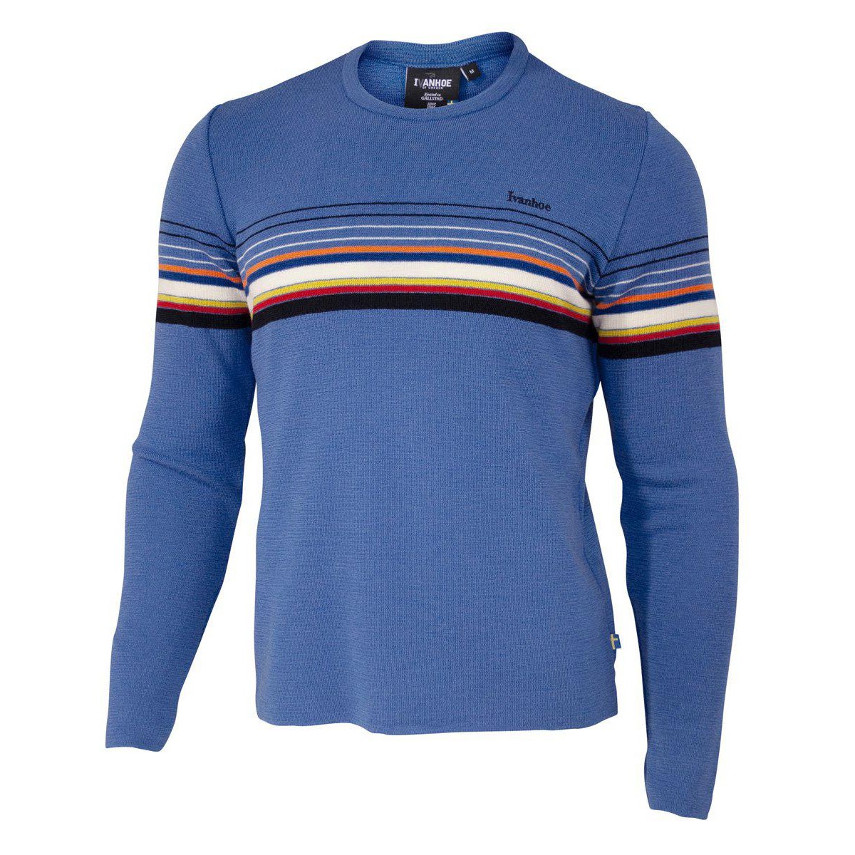Ivanhoe Retro-Hang Loose Blue wollen trui
