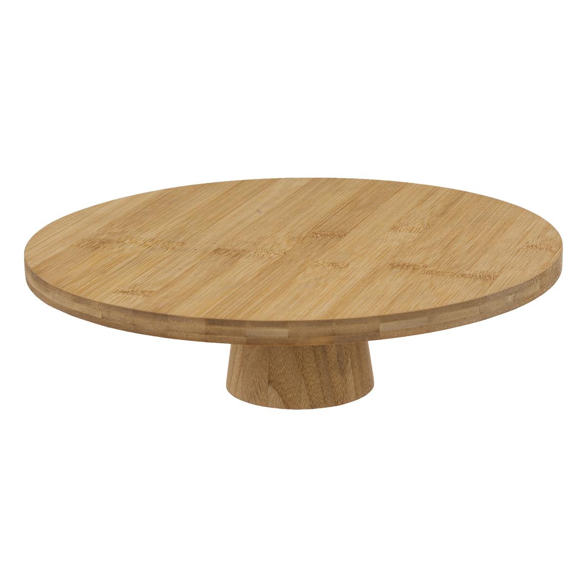 PRESENTOIR A GATEAUX BAMBOU D.28CM