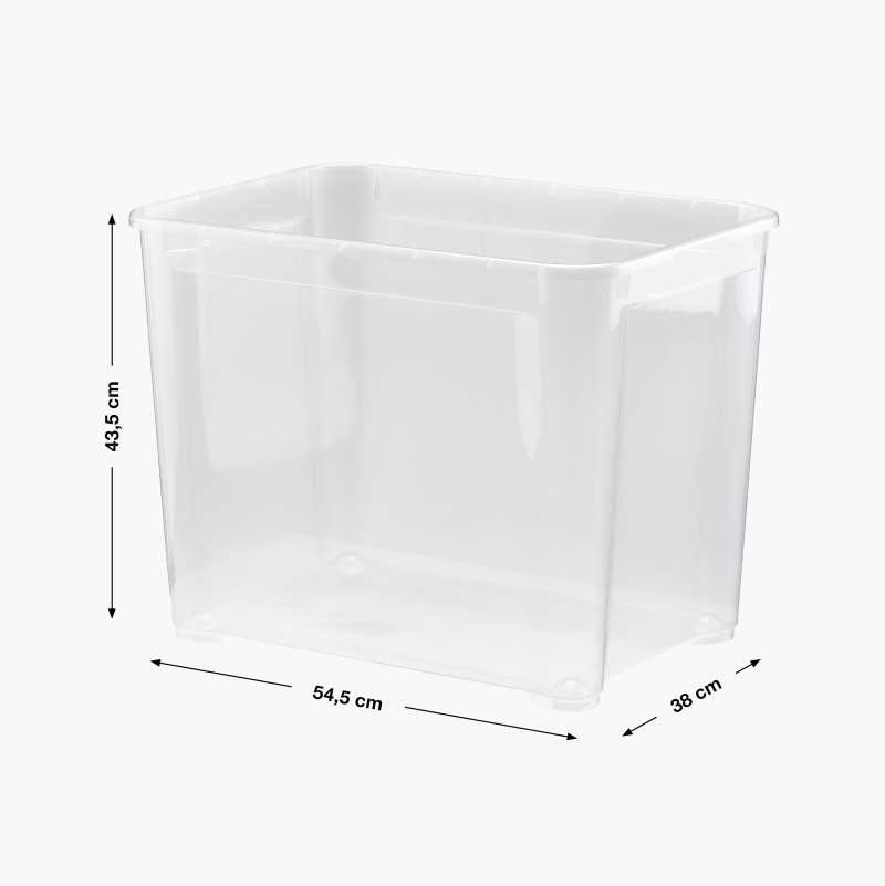 Oppbevaringskasse med hjul, 70 liter