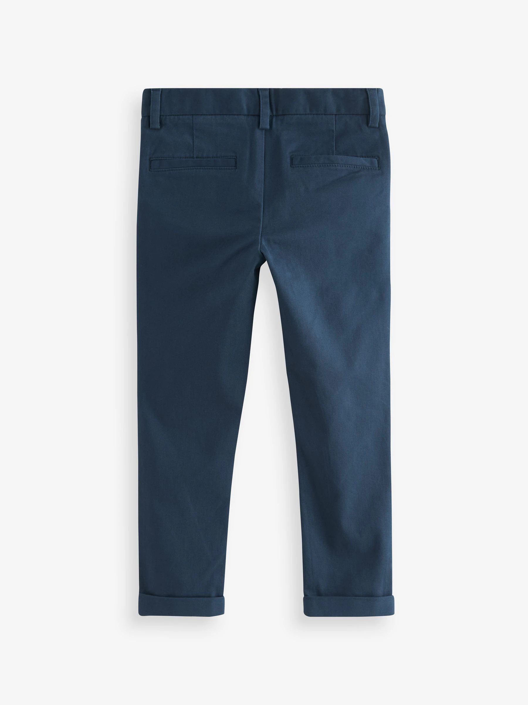 French marineblauw - Stretchy chino's (3-17jr)