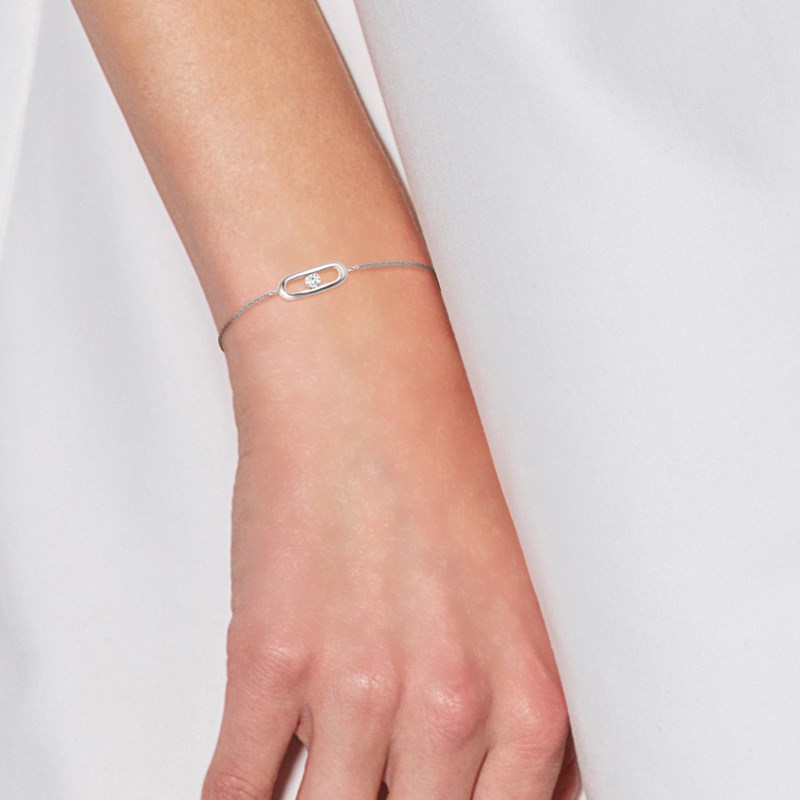 Bracelet solitaire - Argent 925