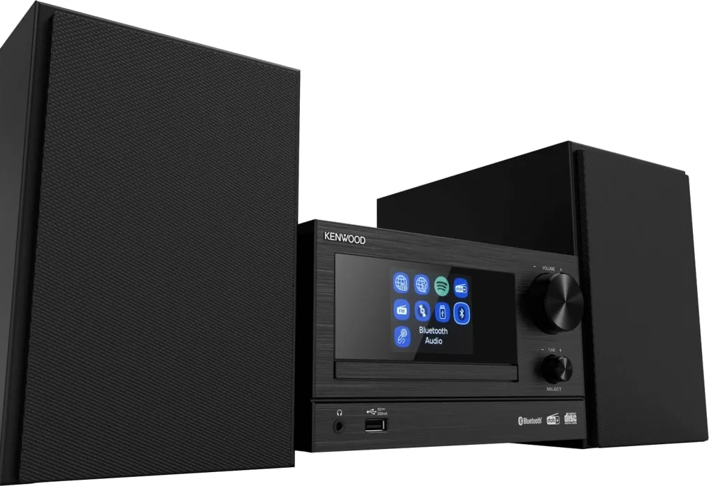 Kenwood M-7000-S Noir Mini chaînes hi-fi