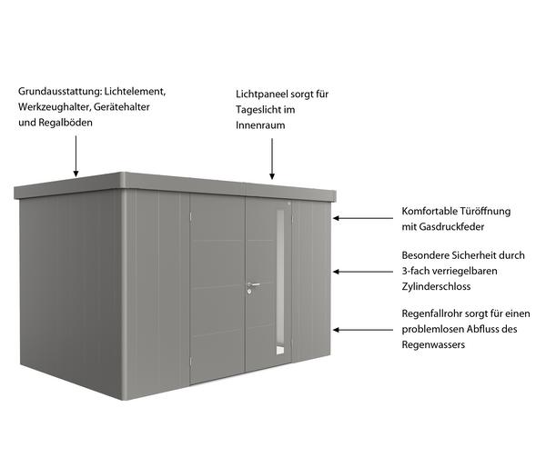 Biohort Gerätehaus Neo 2D, ca. B348/H222/T236