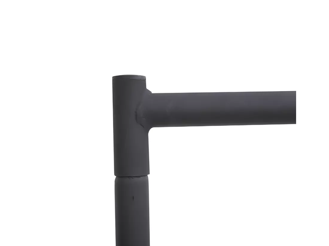 Portant tringle à vêtements acier charge max. 140 Kg dim. 120L x 60l x 170H cm noir