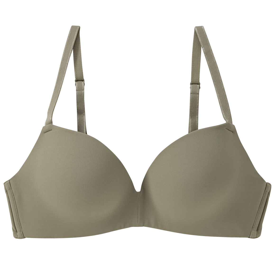 Gina Benotti Damen Soft-BH im Basic-Look oliv