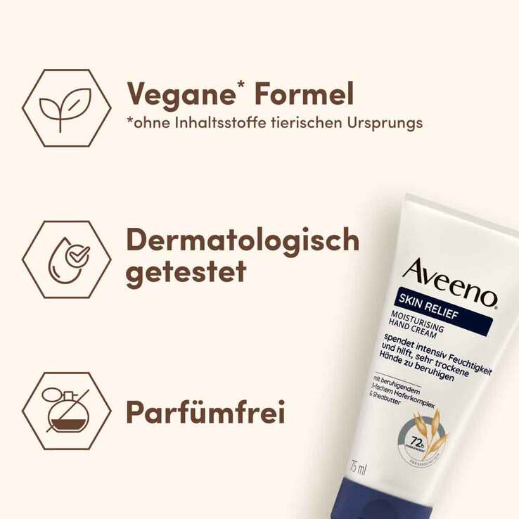 Aveeno Skin Relief Handcreme, 75 ml