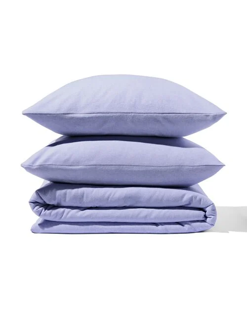 housse de couette flanelle 240 x 200/220 mélange lavande