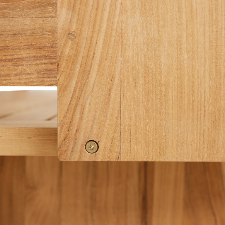 HKliving Outdoor Teak loungebank natural
