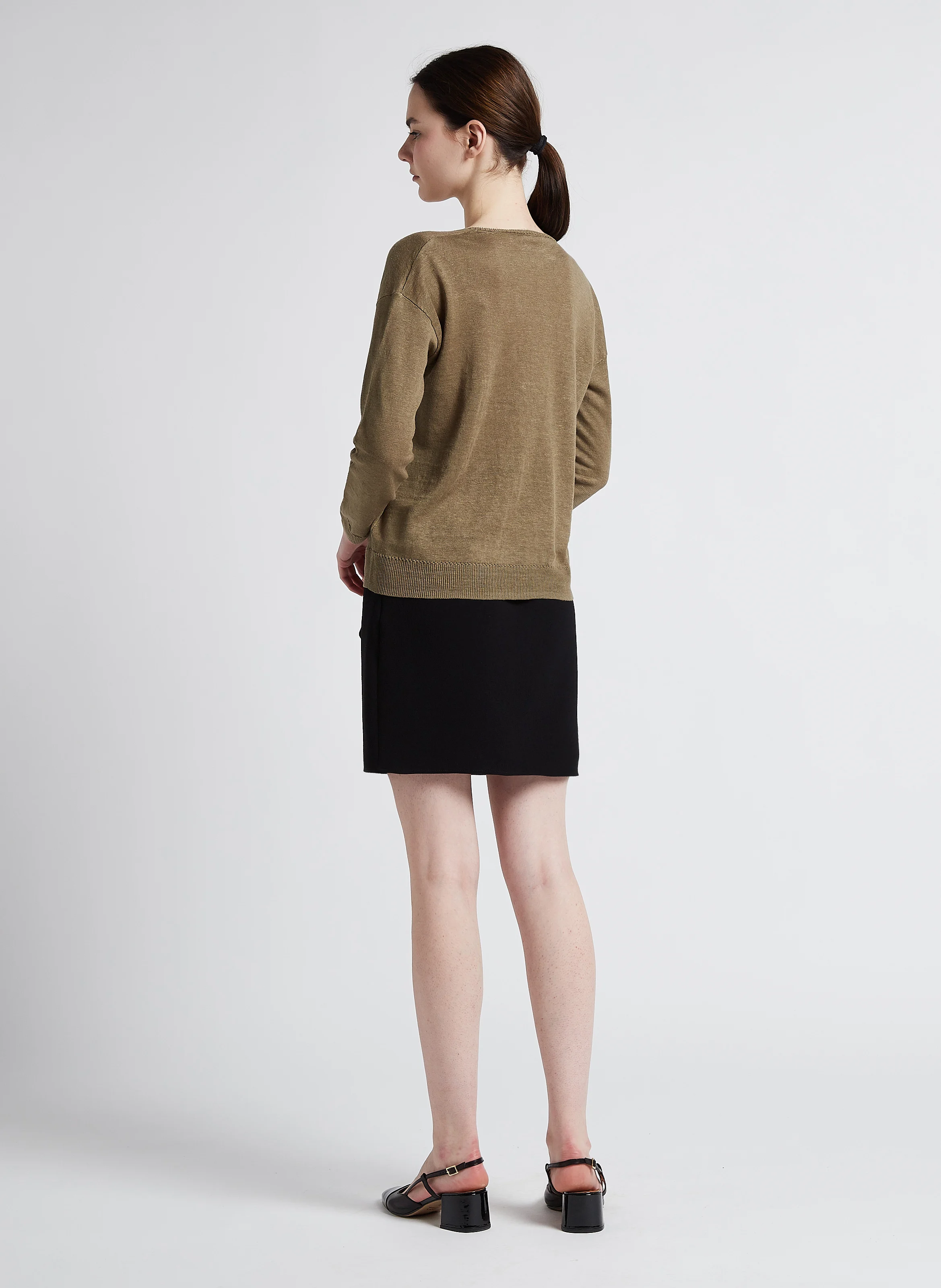 DHAPOPY - Babies en cuir | Noir