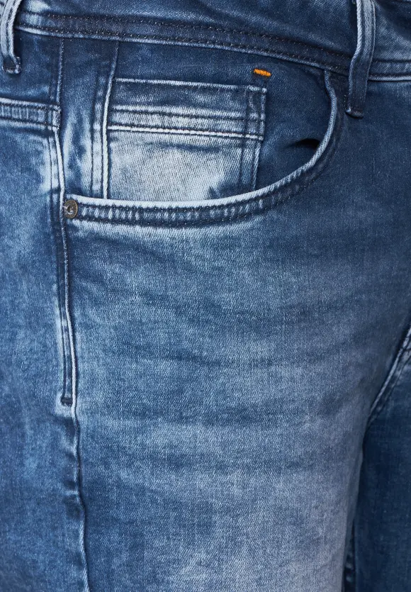 Regular Fit Jeans - soft greencast random wash