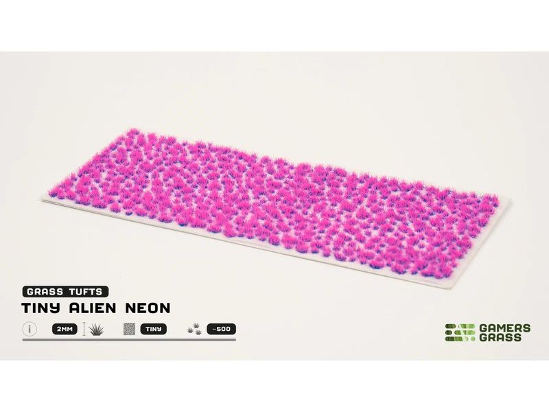 GamersGrass Tufts Tiny Alien Neon 2 mm Hochwertige Tufts für den Gelände- und Miniaturenbau