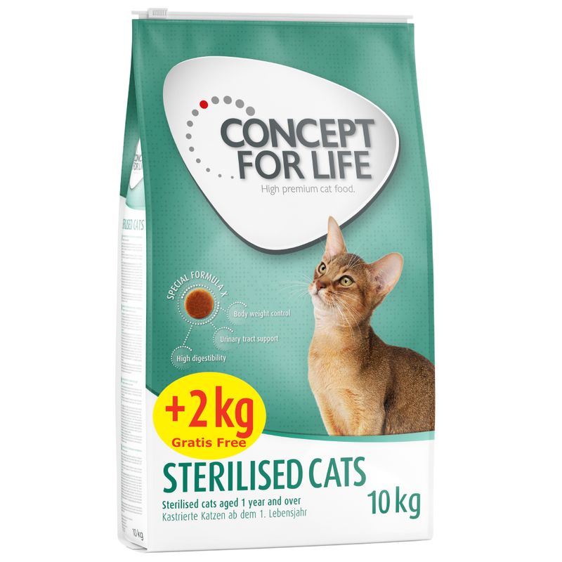Concept for Life 10 kg + 2 kg offerts !