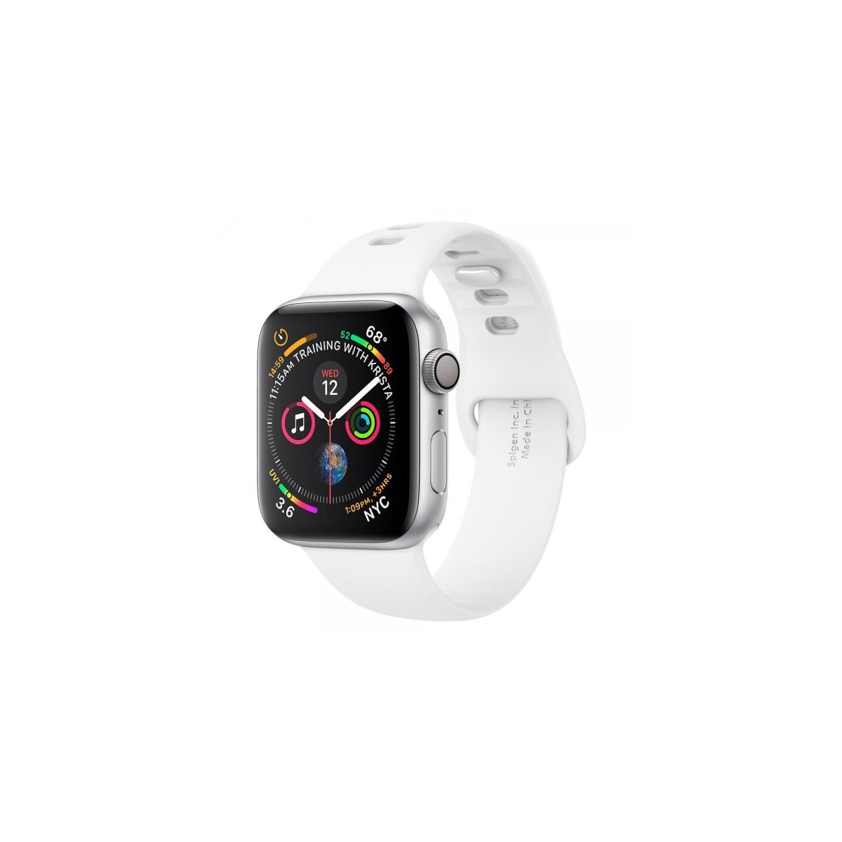 Spigen Apple Watch 38/40/41mm Armbånd Air Case Hvit