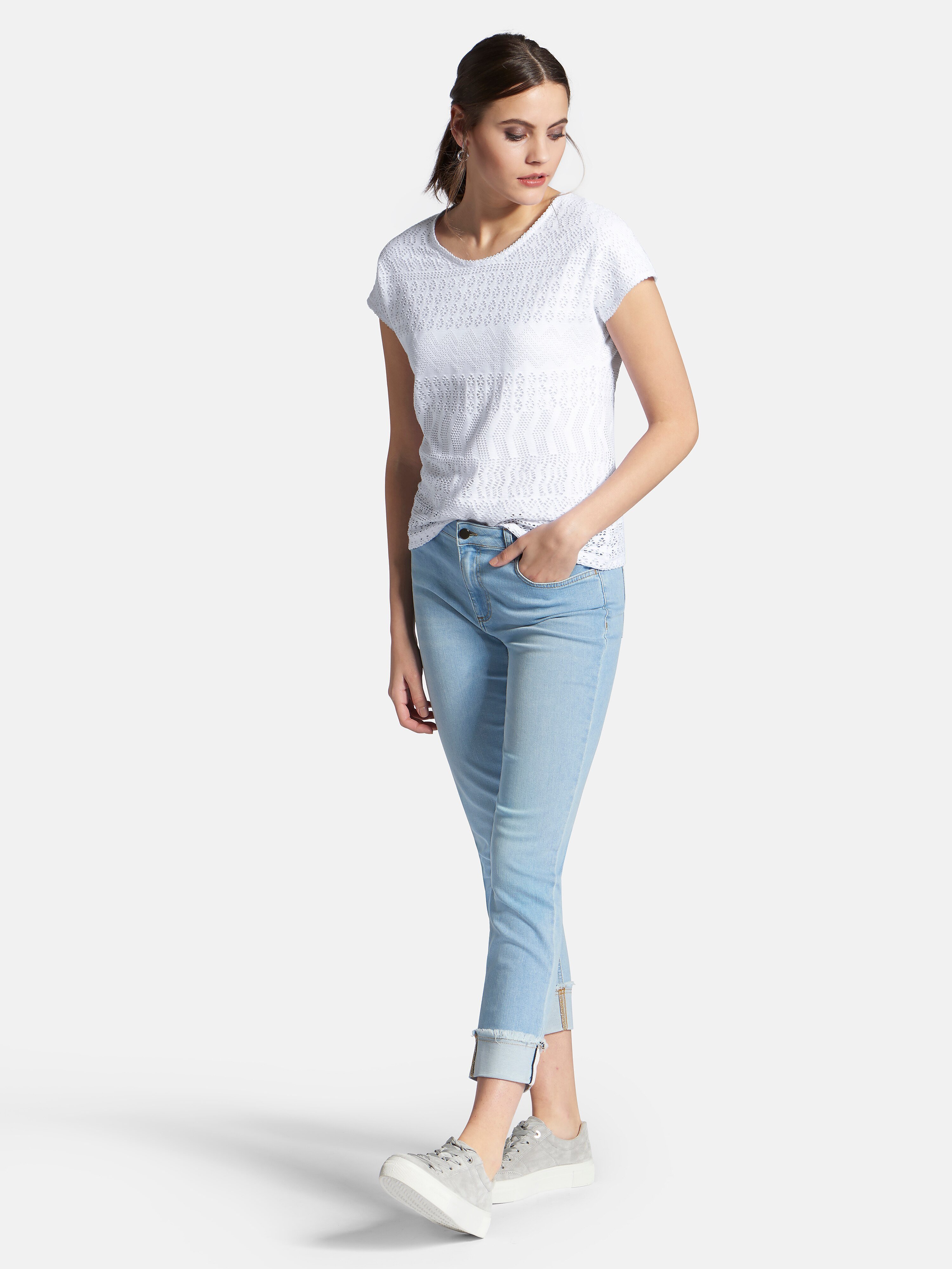 Rundhals-Shirt