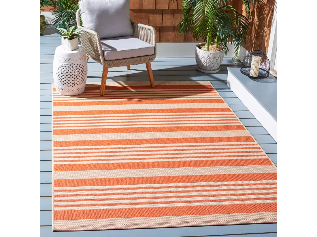 Tapis Terracotta & Beige 122 X 170 cm - Gemma
