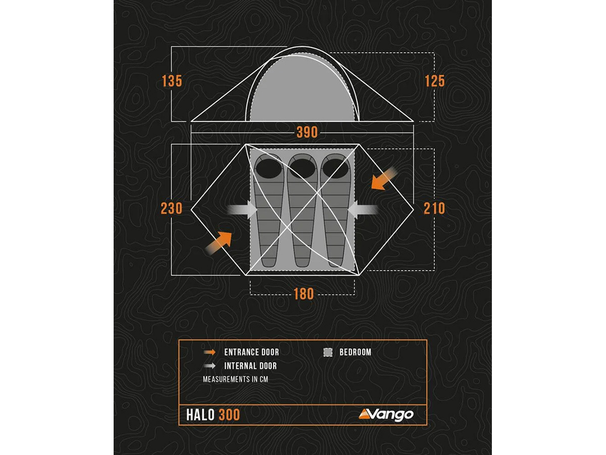 Vango Halo 300 koepeltent