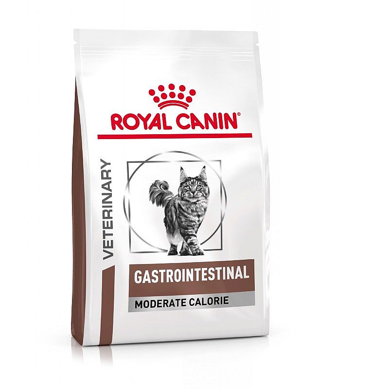 Royal Canin Kat Gastro Intestinal Moderate Calorie Kattenvoer voor ondersteuning van de spijsvertering en een gezond gewicht van volwassen katten