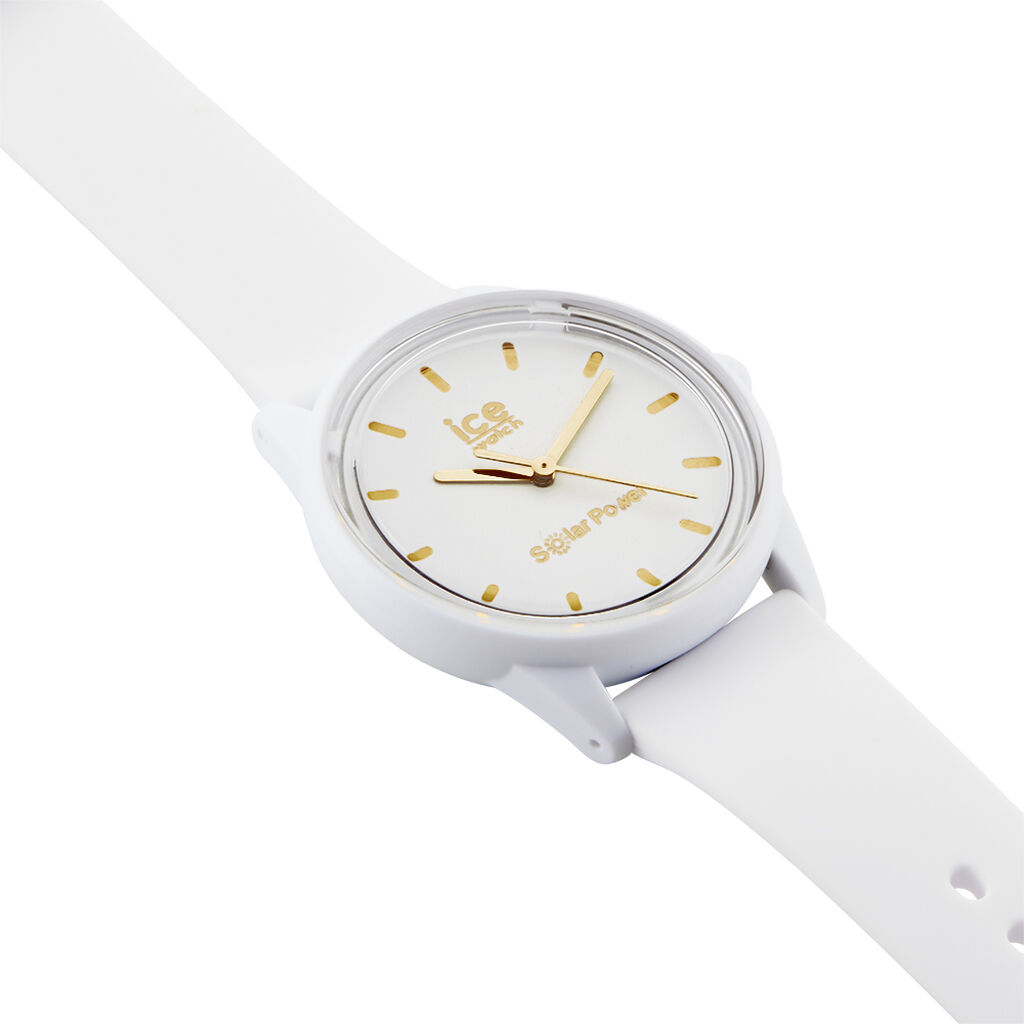 Montre Ice Watch Solar Power Blanc