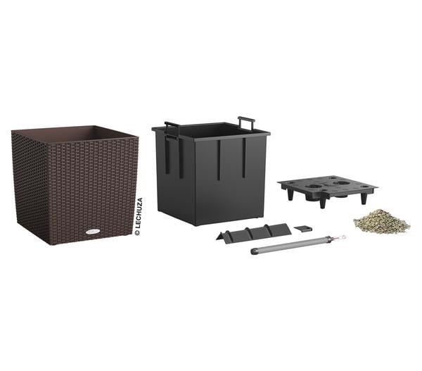 LECHUZA® Kunststoff-Topf Cube Cottage,