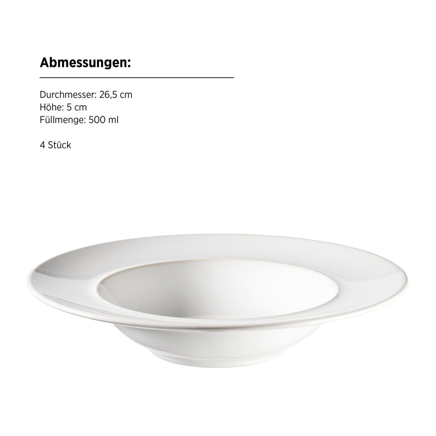 Pastateller Unico 4er-Set