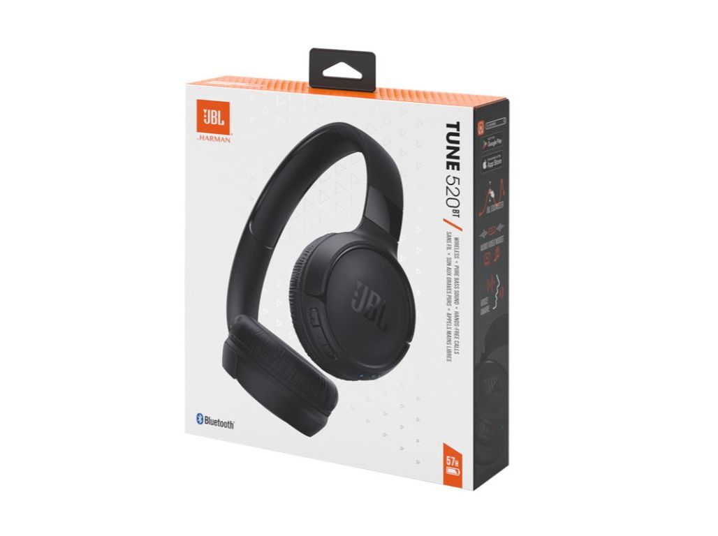 AUSCULTADORES SEM FIO JBL T 520 BT PRETO