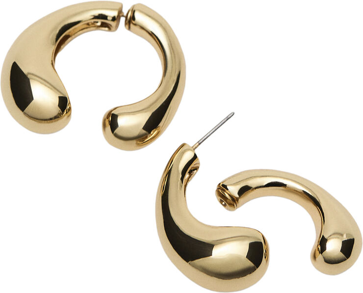 MANGO EARRINGS. -- DROP Gold
