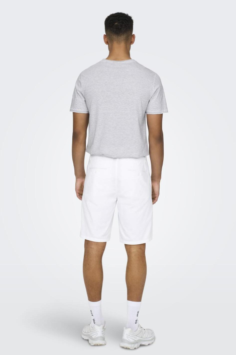 Only & Sons witte heren korte broek