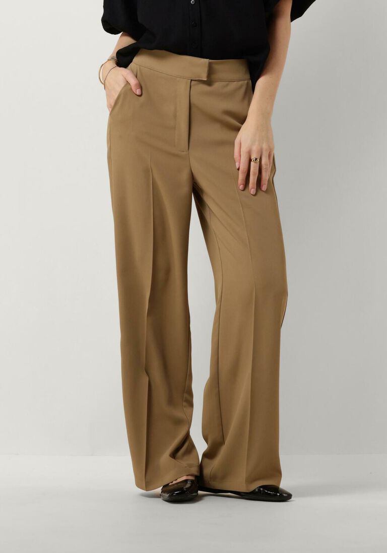 NUKUS cognac nukus wijde broek olivia pants