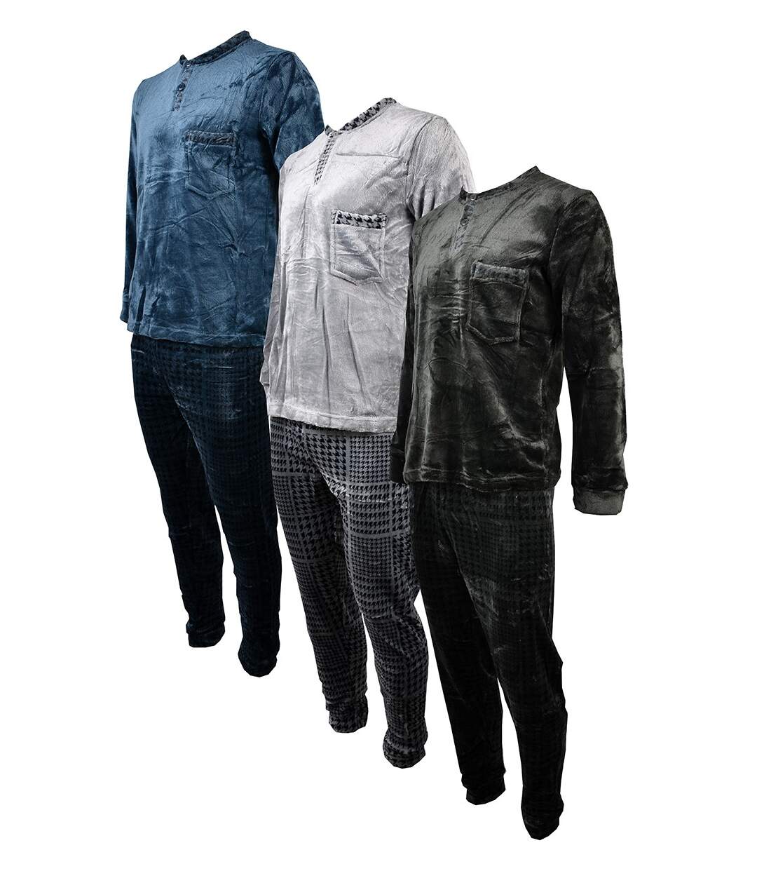 Pyjama Homme POLAIRE ECO 2535 VERT