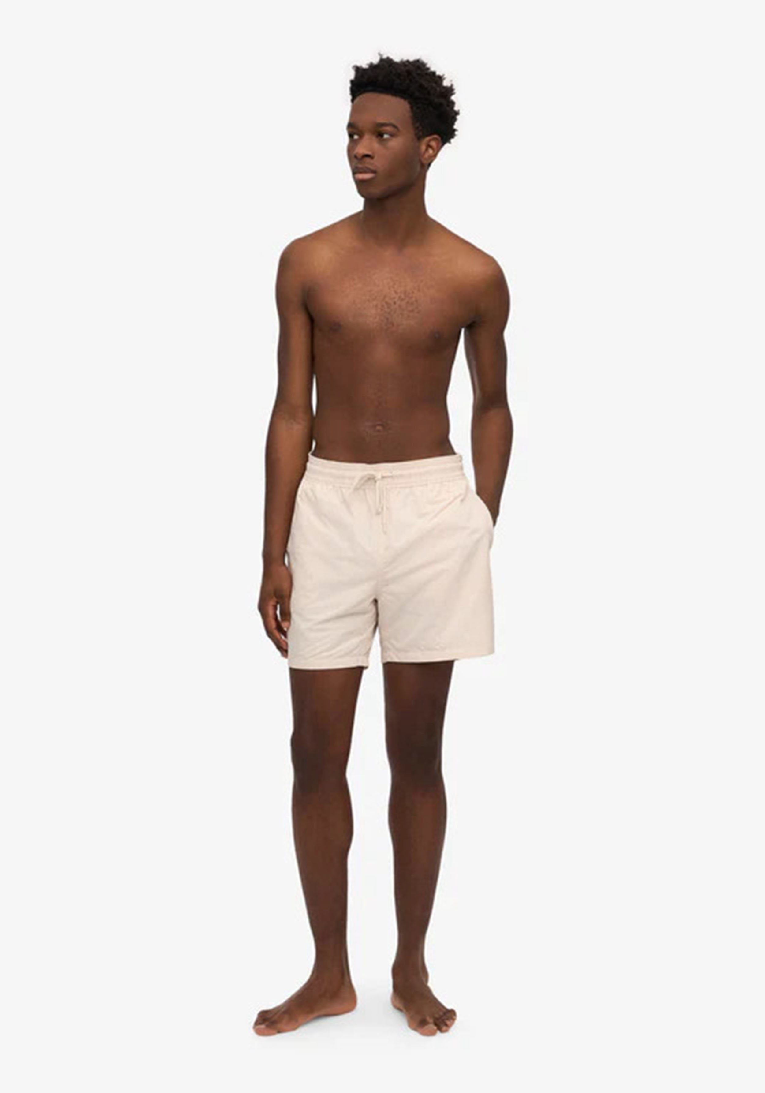 Colorful Standard Herren-Badeshorts Ivory White