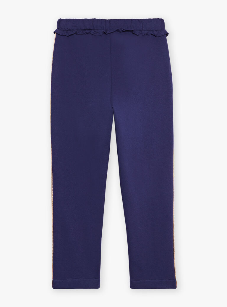Jogging bleu marine et rose