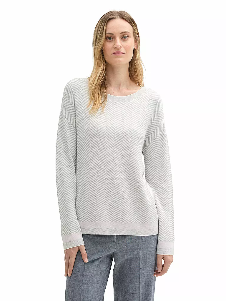 TOM TAILOR Pullover grau