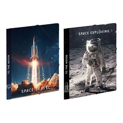 Viquel Space Conquest - Chemise à 3 rabats - pour 260 x 320 mm - disponible en différents thèmes/designs - disponible en différents coloris