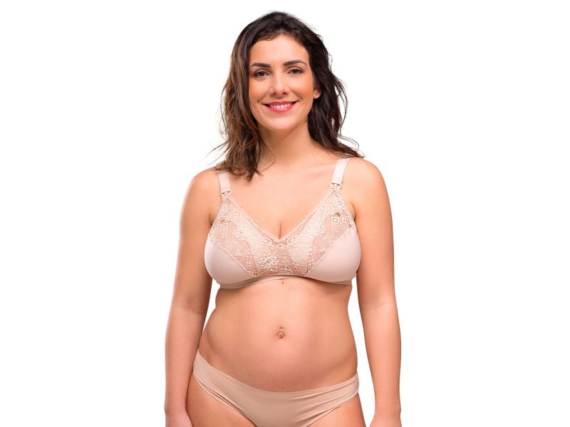 Carriwell Still-BH Beige M Haut-zu-Haut-Kontakt mit Ihrem Baby