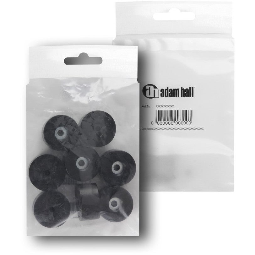 Adam Hall 4909 M8 AH zak met 8 rubberen voetjes 38 x 20 mm