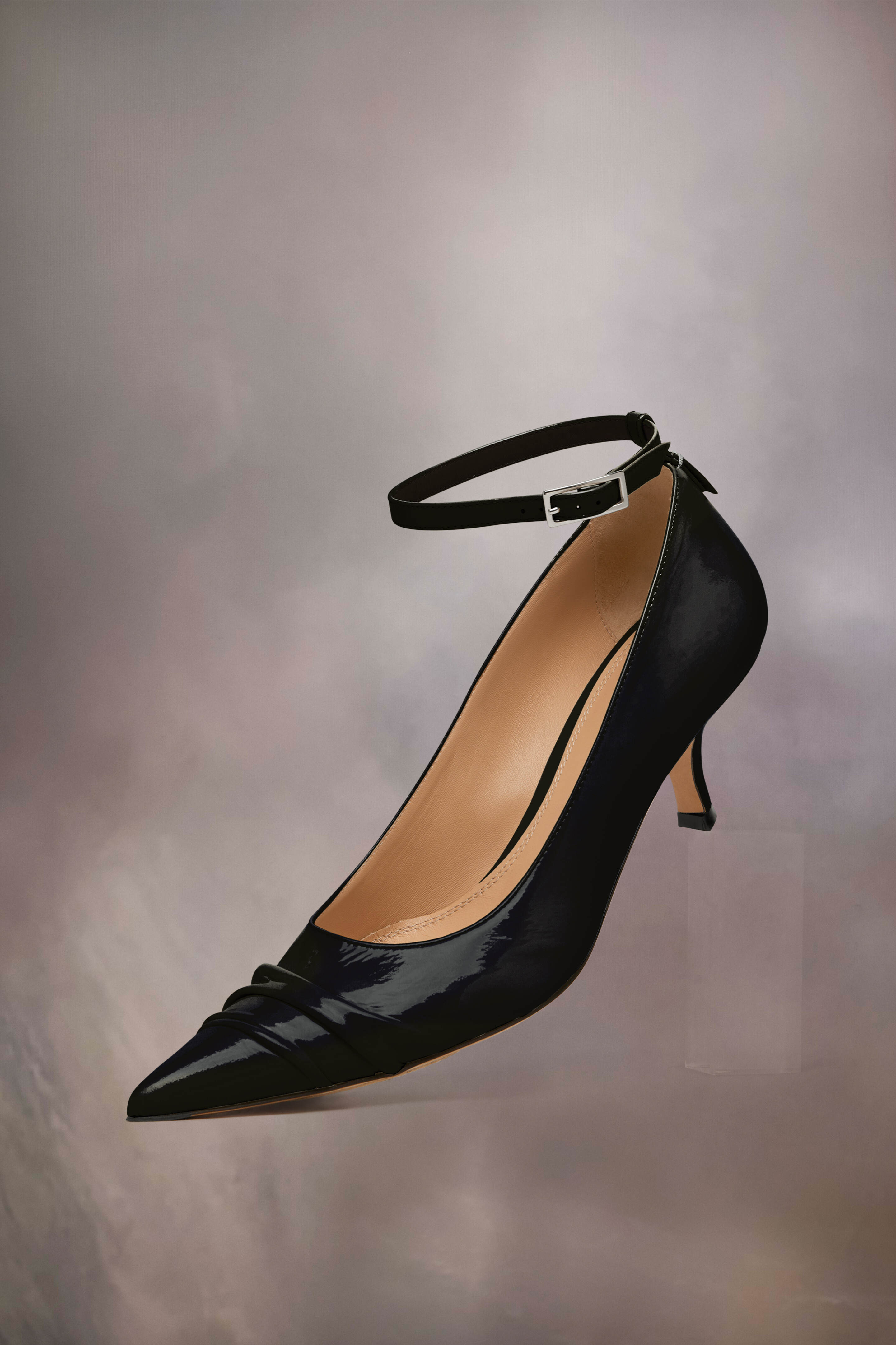 Escarpins Kinkies noirs en cuir pour femme Noir