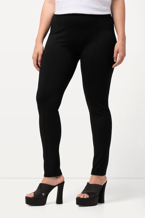 Hose Sarah, schmales Bein, Saum-Zipper, Elastikbund