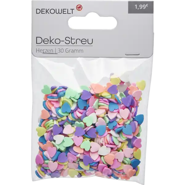 Streu-Herzen Konfetti
