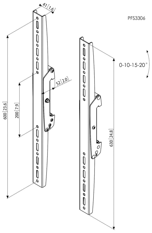 Vogels Pro PFS 3306 skærminterfacestrips